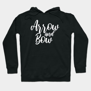 Archery arrow and bow Hoodie